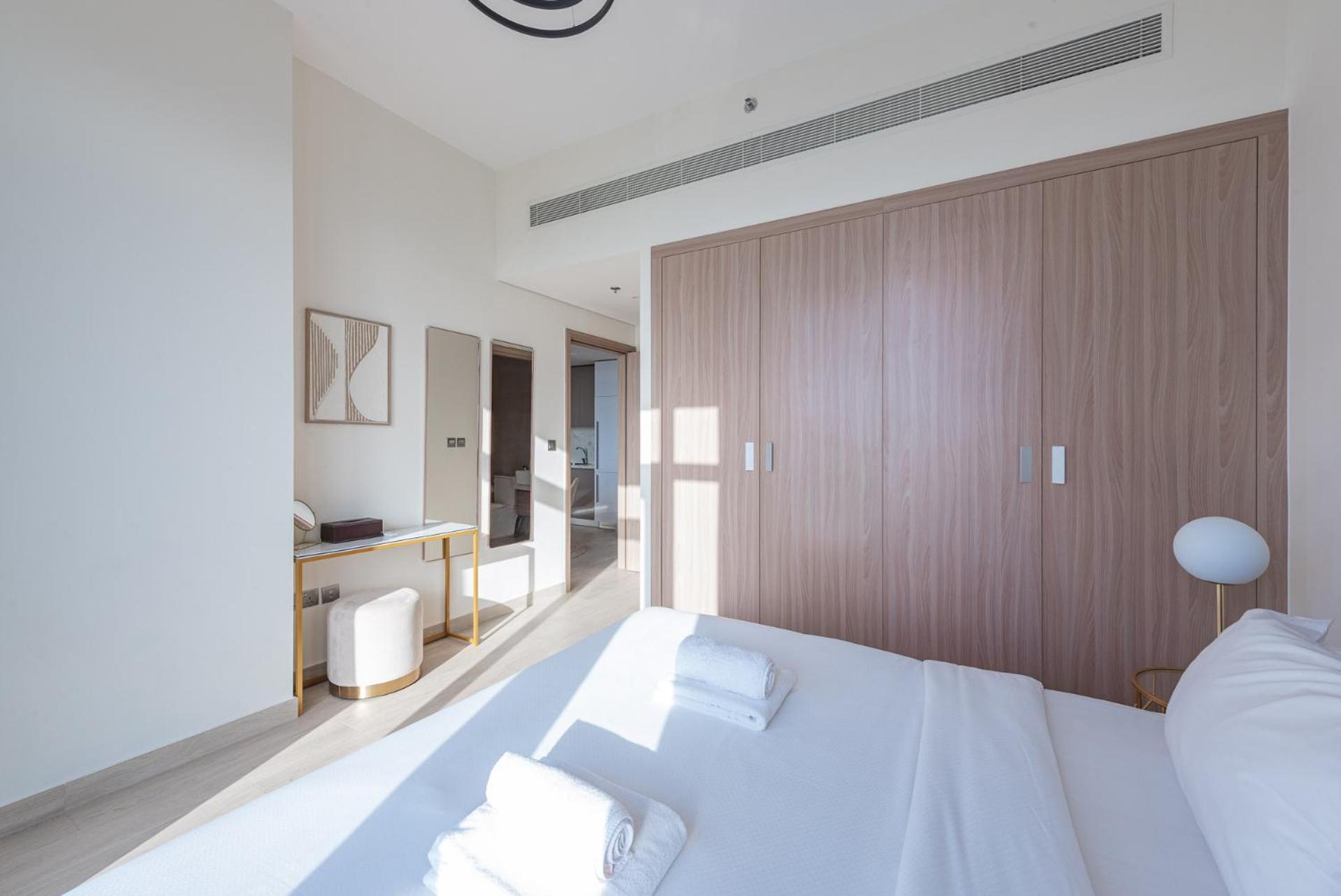 Cozy & Convenient 1Br Haven In Al Jaddaf Apartment Dubai Luaran gambar