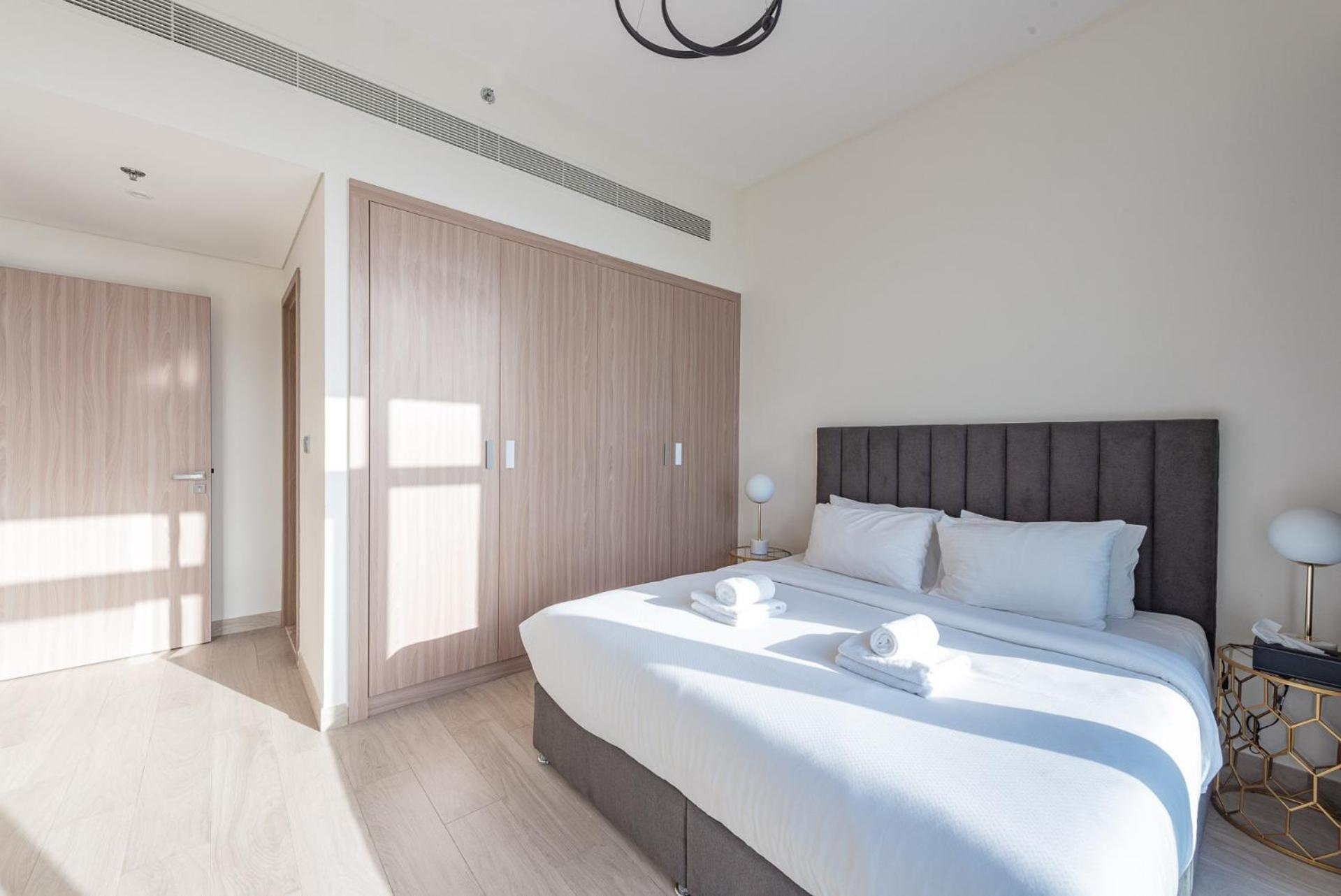Cozy & Convenient 1Br Haven In Al Jaddaf Apartment Dubai Luaran gambar