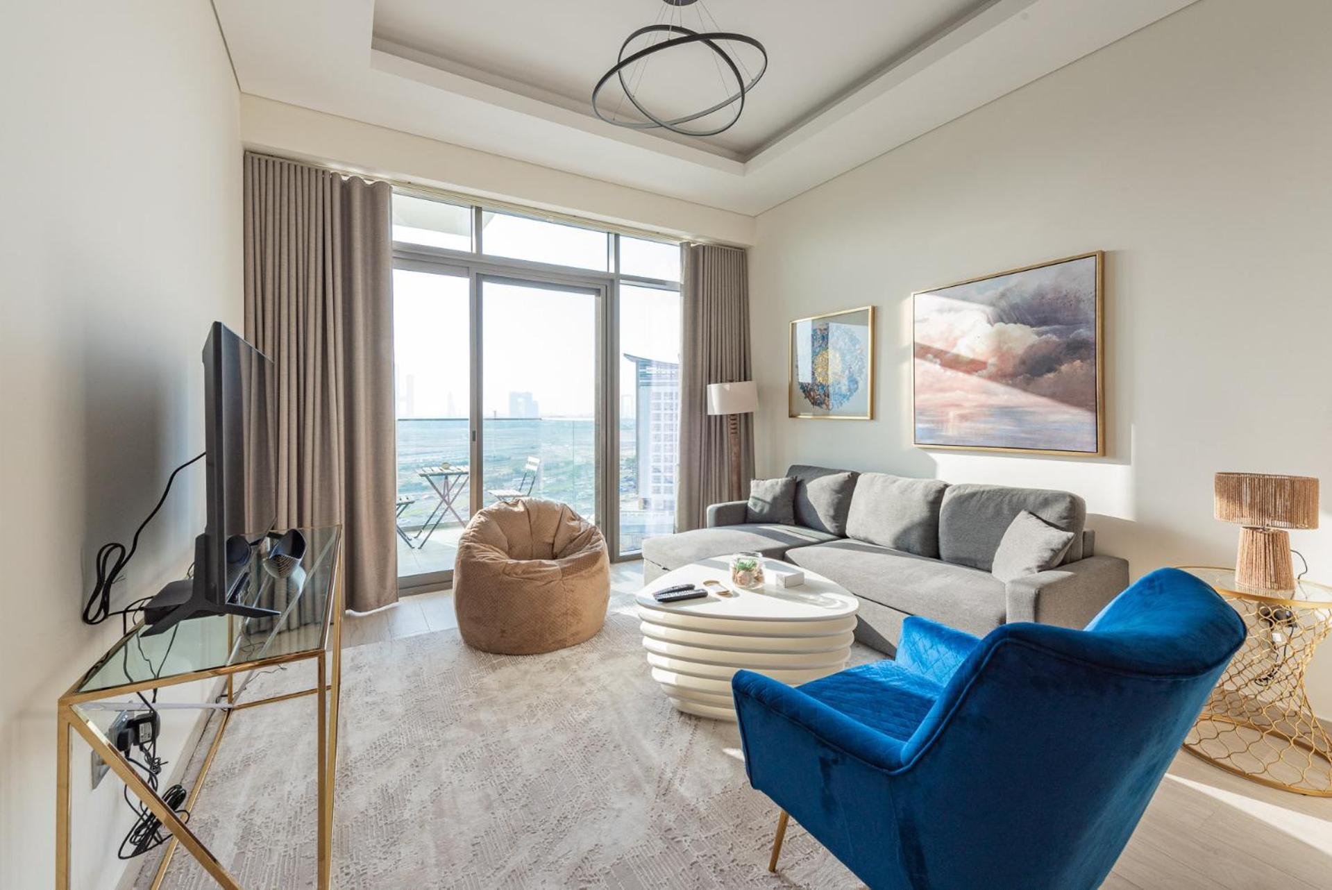 Cozy & Convenient 1Br Haven In Al Jaddaf Apartment Dubai Luaran gambar