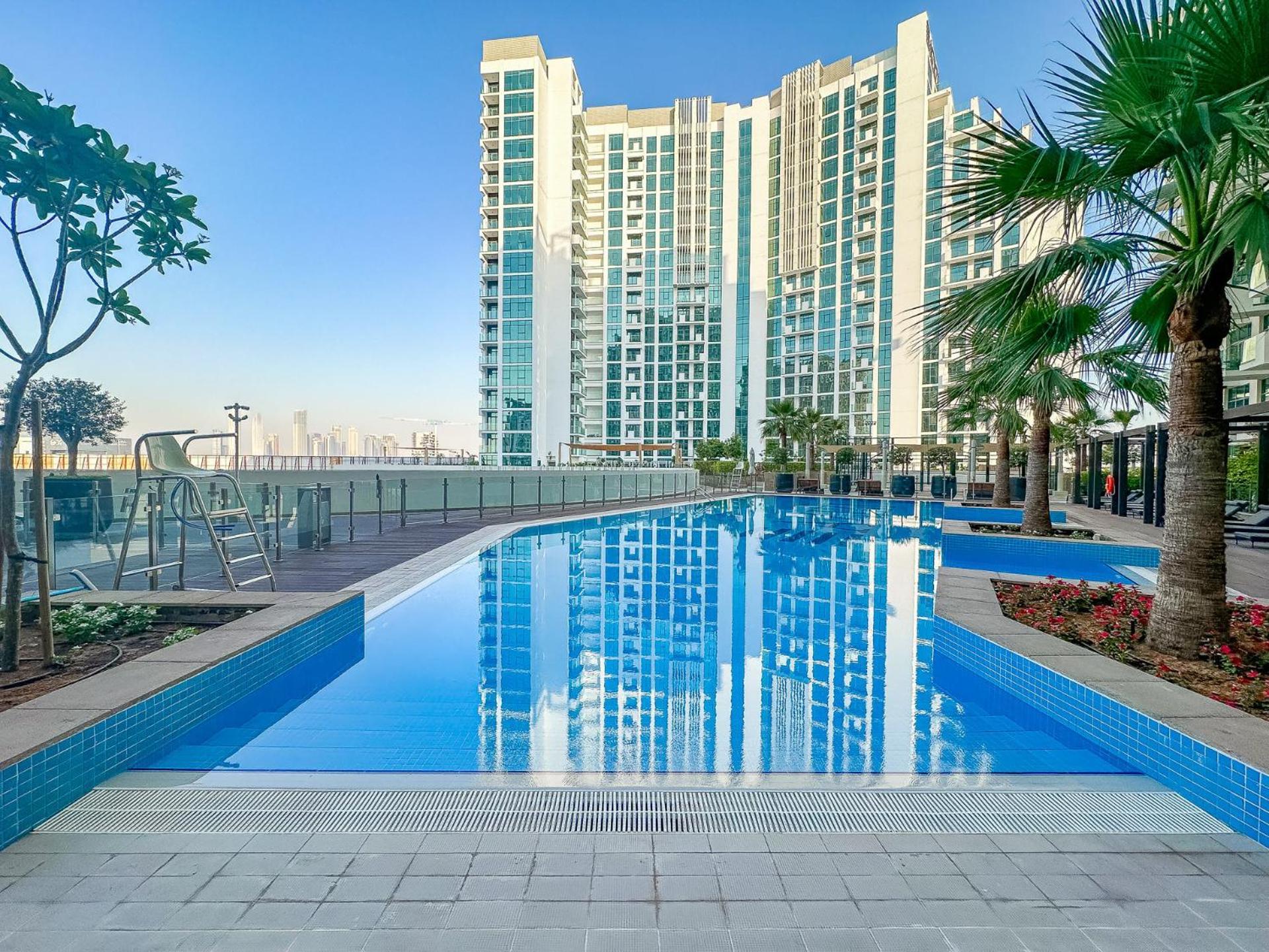 Cozy & Convenient 1Br Haven In Al Jaddaf Apartment Dubai Luaran gambar