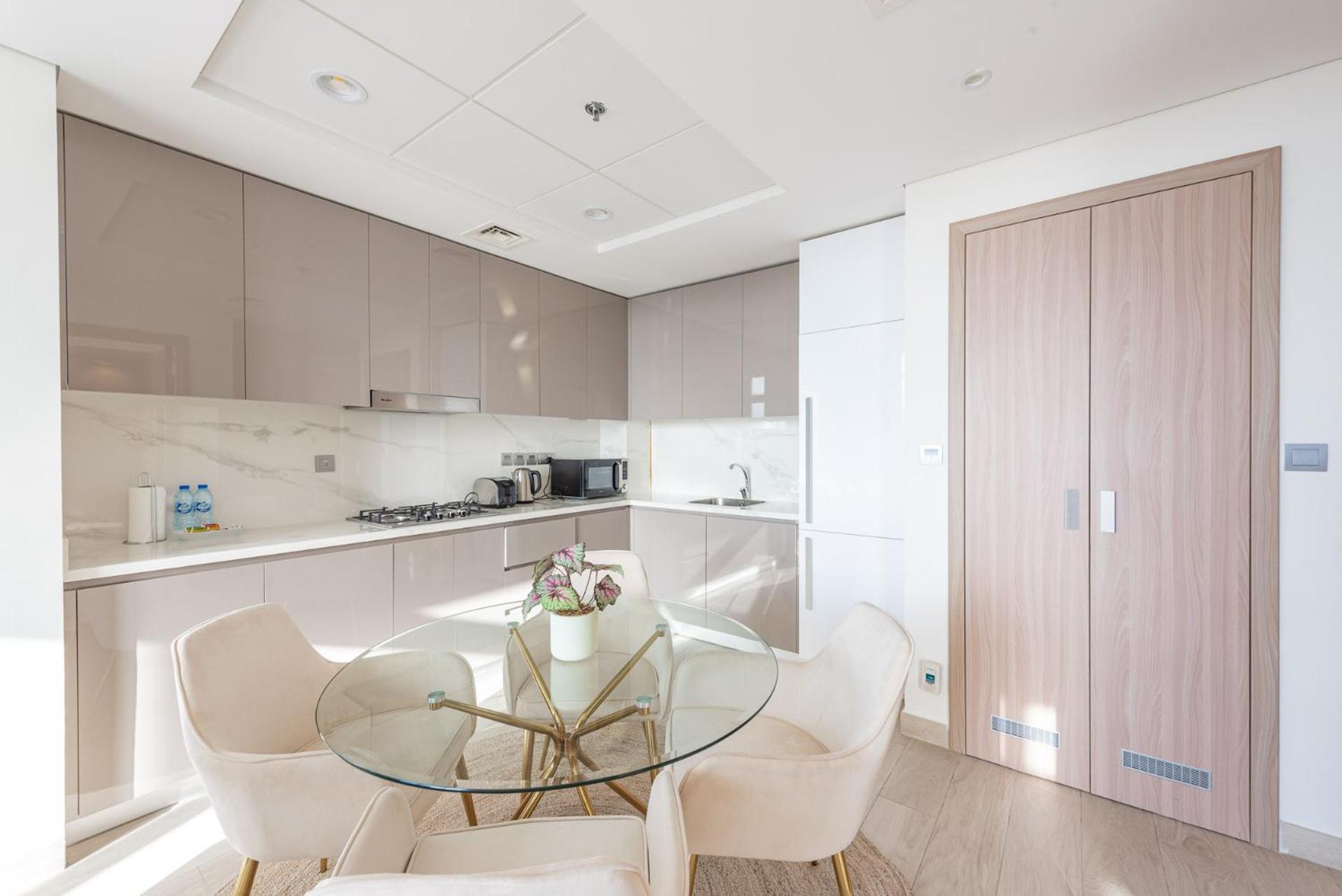 Cozy & Convenient 1Br Haven In Al Jaddaf Apartment Dubai Luaran gambar